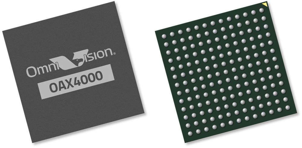 OmniVision reduces Camera Design Complexity with OAX4000 ASIC Image Processor
