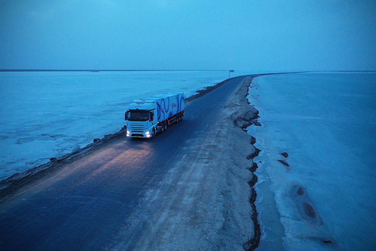 Plus self-driving truck completes 4,000 mile Silk Road Journey