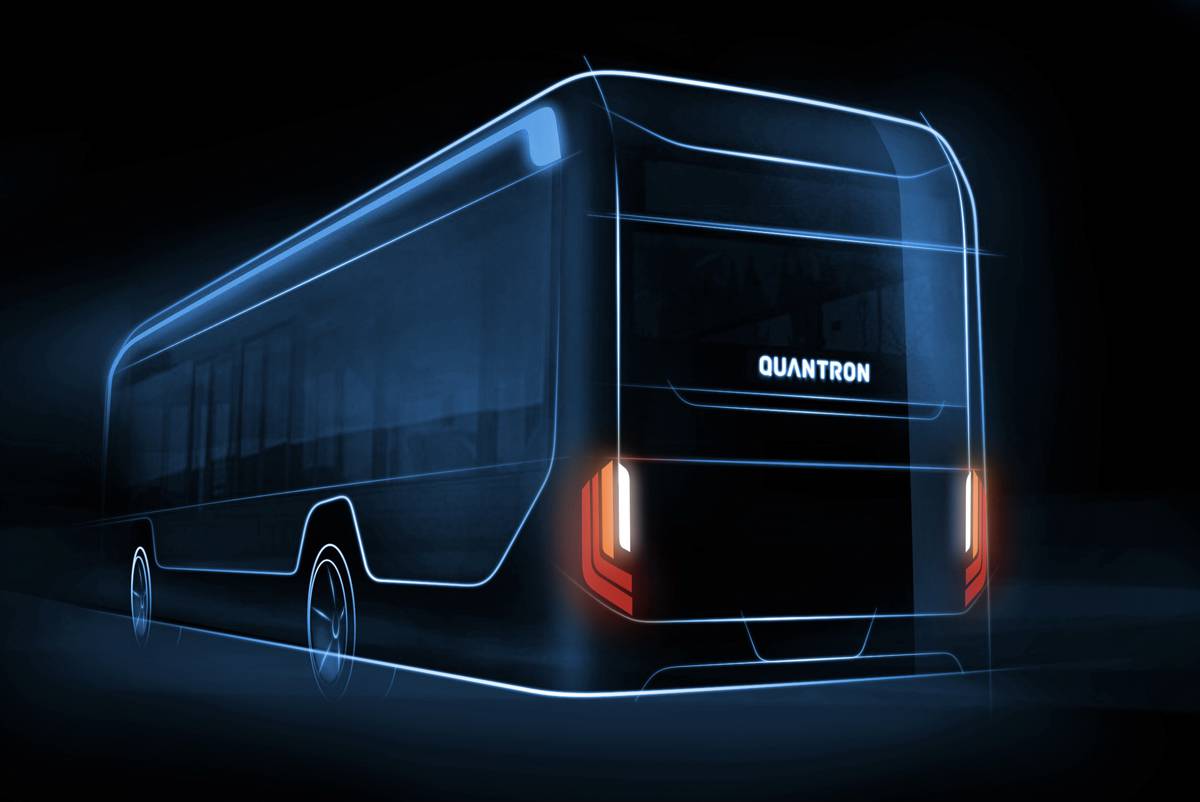 Quantron premiers their electric 12-metre bus