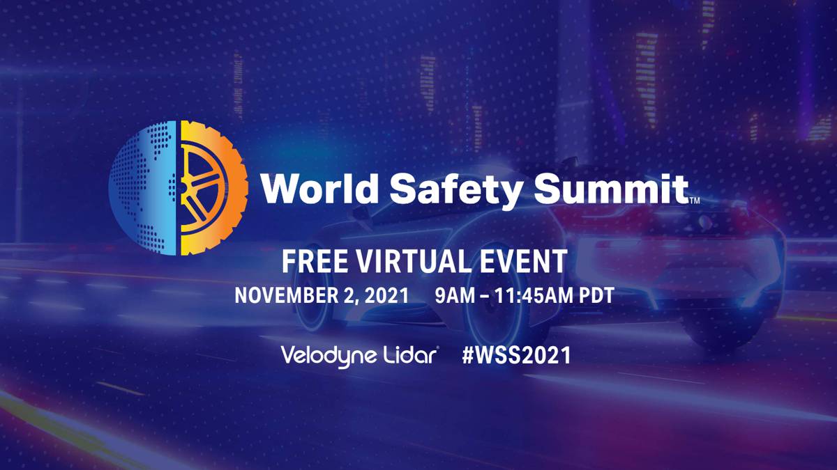Velodyne Lidar to host World Safety Summit on Autonomous Technology