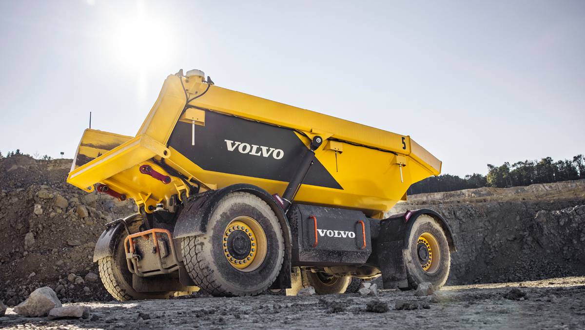 Volvo and Holcim working on an Autonomous Electric Hauler project