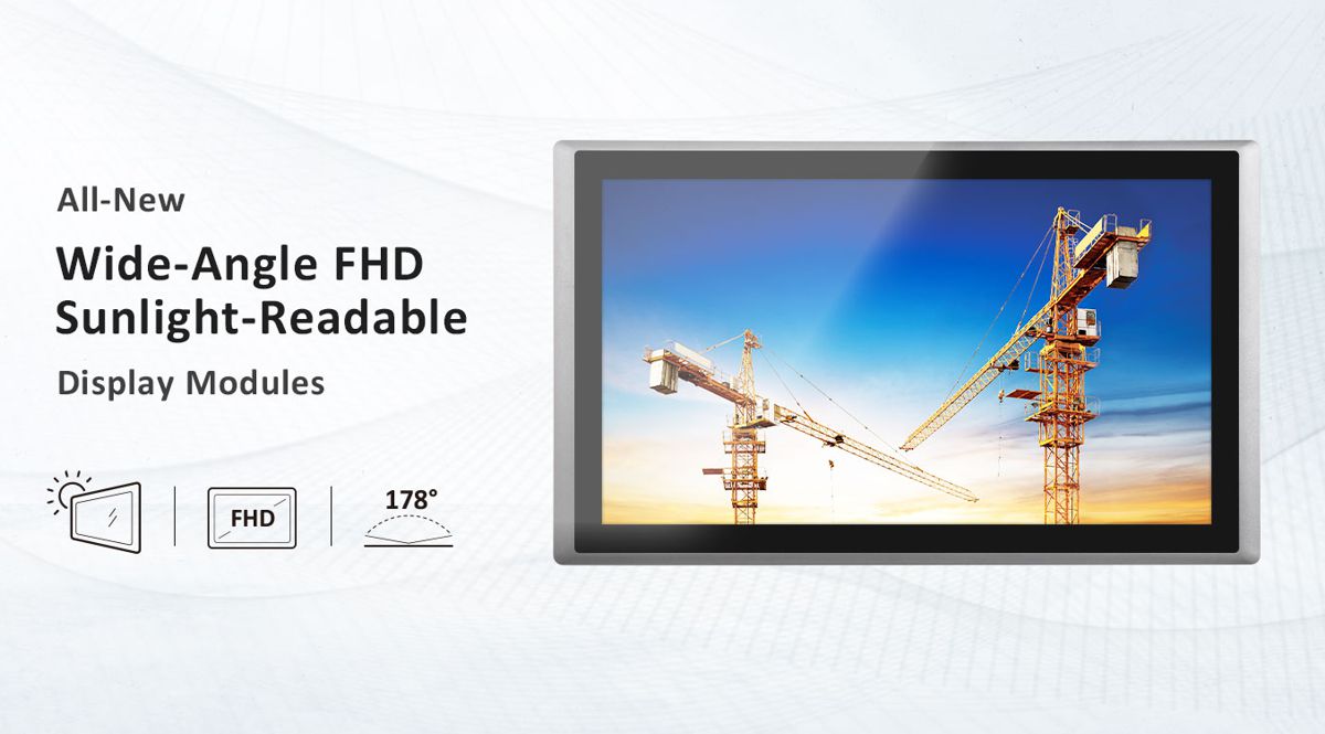Cincoze launches Wide-Angle FHD sunlight-readable Display Modules