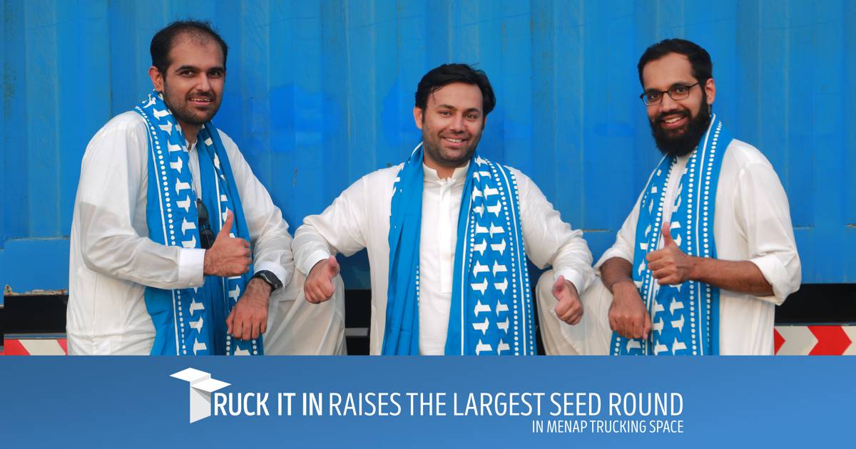Truck It In founders – L to R: Raza Afzal, Muhammad Sarmad Farooq and Haider Navid.