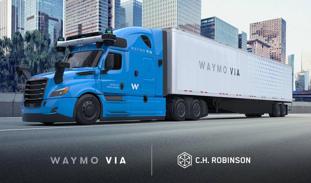 CH Robinson and Waymo Via trialling Autonomous Trucking for Supply Chains