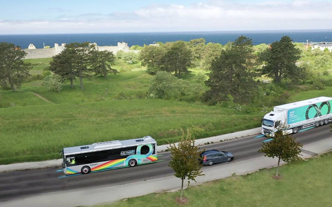 Electreon announces first Wireless Electric Road for Trucks and Buses