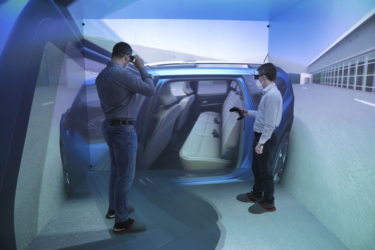Dacia's Cave Automatic Virtual Environment helps design the new Jogger