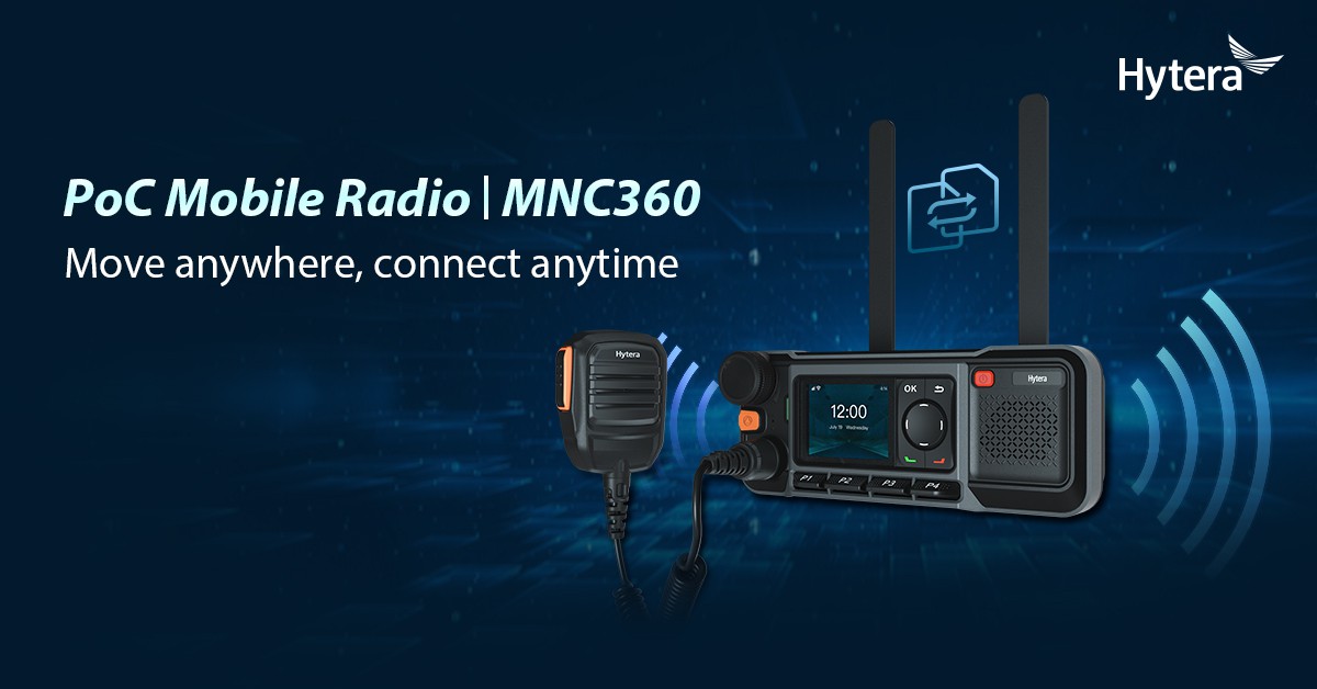 Hytera launches MNC360 PoC Mobile Radio for In-Vehicle Communication