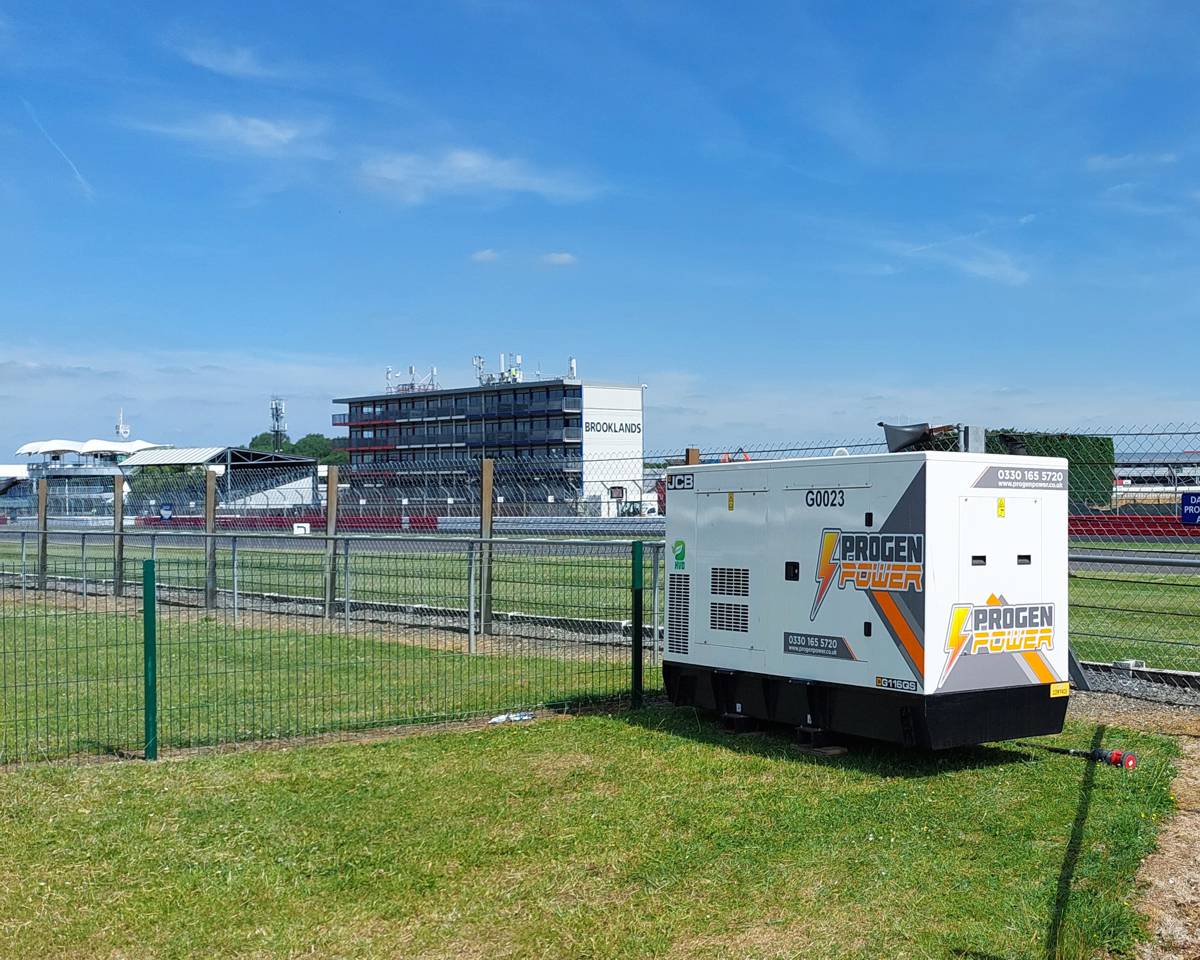 JCB Generators to power the Silverstone F1 British Grand Prix